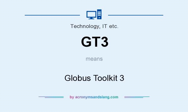 What does GT3 mean? It stands for Globus Toolkit 3