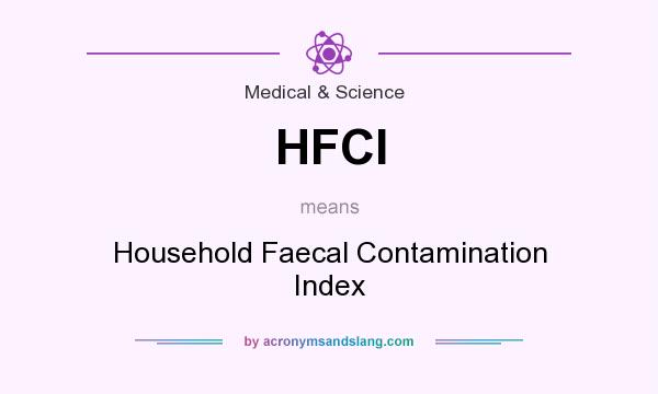 What does HFCI mean? It stands for Household Faecal Contamination Index