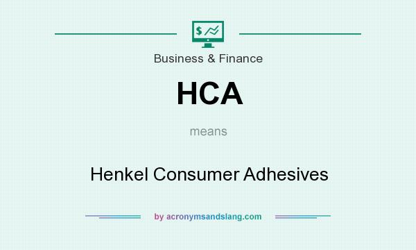What does HCA mean? It stands for Henkel Consumer Adhesives