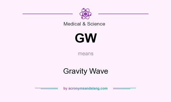 What does GW mean? It stands for Gravity Wave