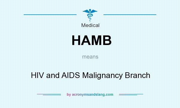 What does HAMB mean? It stands for HIV and AIDS Malignancy Branch