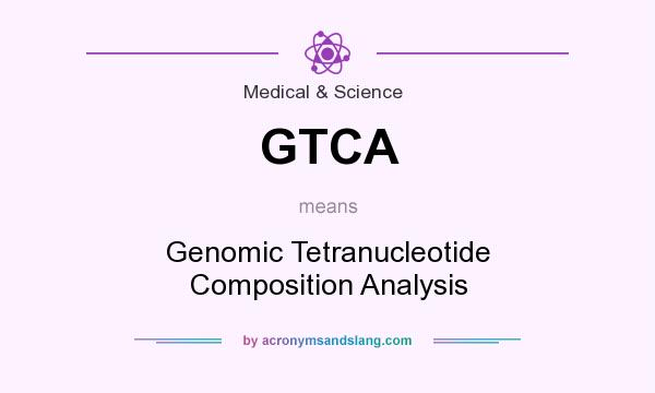 What does GTCA mean? It stands for Genomic Tetranucleotide Composition Analysis