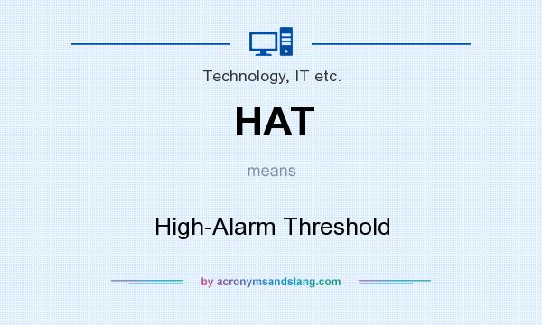 What does HAT mean? It stands for High-Alarm Threshold