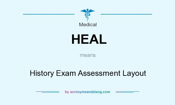What does HEAL mean? It stands for History Exam Assessment Layout