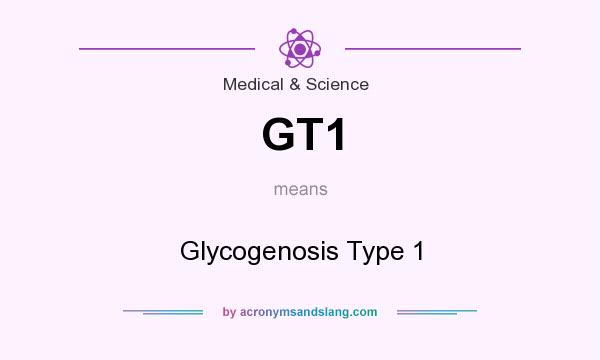 What does GT1 mean? It stands for Glycogenosis Type 1