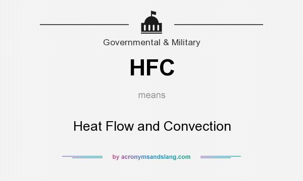 What does HFC mean? It stands for Heat Flow and Convection