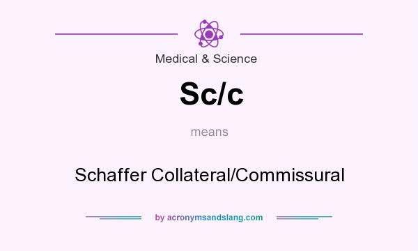 What does Sc/c mean? It stands for Schaffer Collateral/Commissural