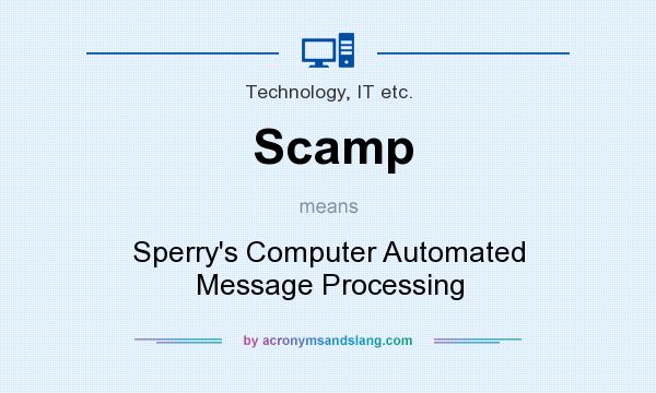 What does Scamp mean? It stands for Sperry`s Computer Automated Message Processing