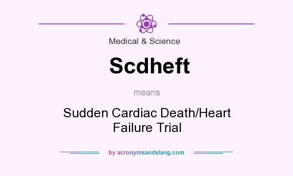 What does Scdheft mean? It stands for Sudden Cardiac Death/Heart Failure Trial