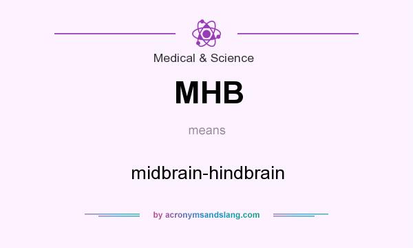 What does MHB mean? It stands for midbrain-hindbrain