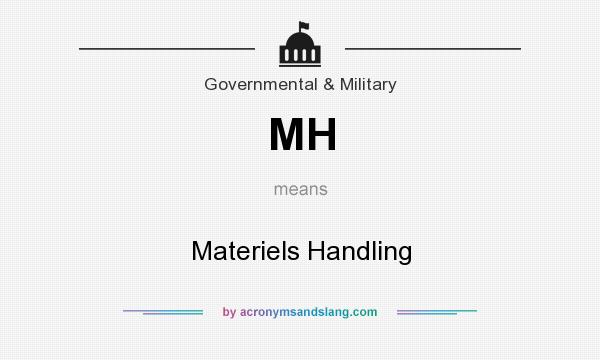 What does MH mean? It stands for Materiels Handling