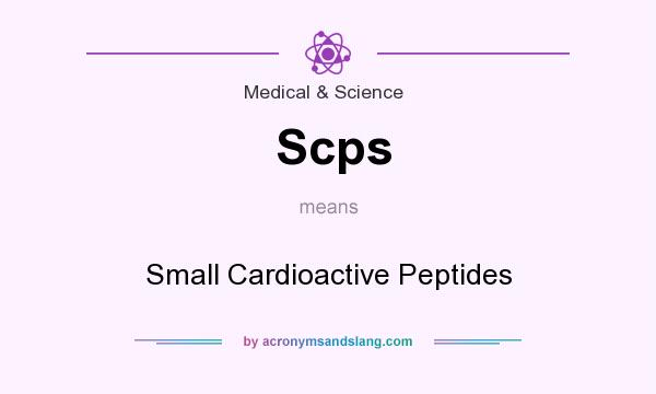 What does Scps mean? It stands for Small Cardioactive Peptides