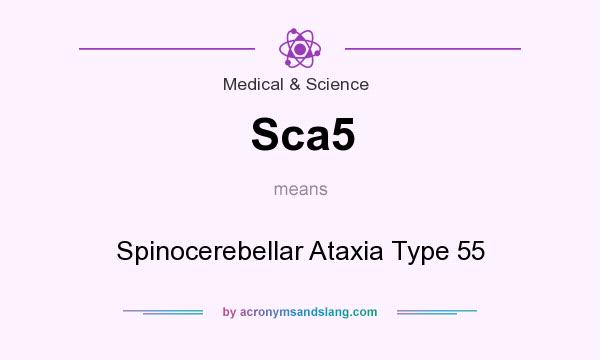 What does Sca5 mean? It stands for Spinocerebellar Ataxia Type 55