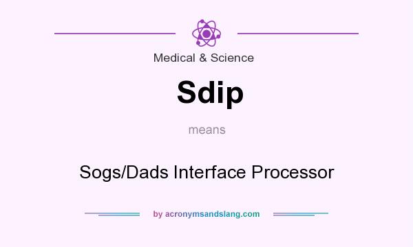 What does Sdip mean? It stands for Sogs/Dads Interface Processor