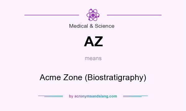 What does AZ mean? It stands for Acme Zone (Biostratigraphy)