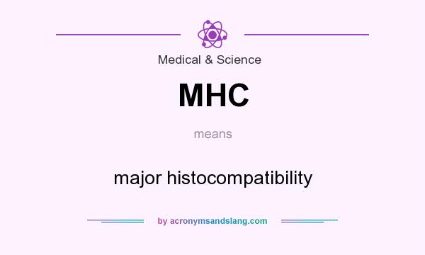 What does MHC mean? It stands for major histocompatibility