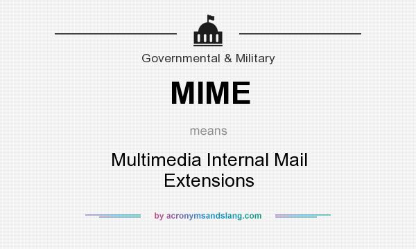 What does MIME mean? It stands for Multimedia Internal Mail Extensions