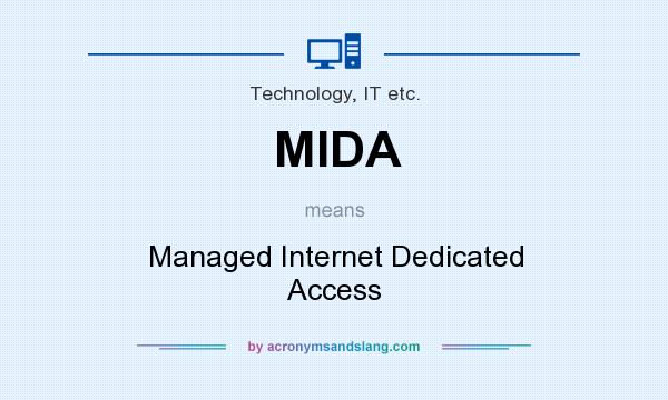 What does MIDA mean? It stands for Managed Internet Dedicated Access
