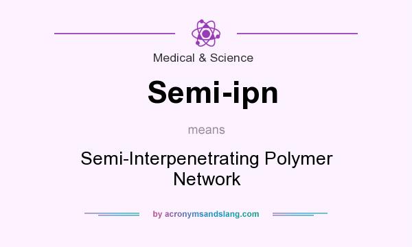 What does Semi-ipn mean? It stands for Semi-Interpenetrating Polymer Network
