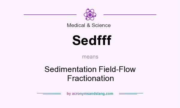 What does Sedfff mean? It stands for Sedimentation Field-Flow Fractionation