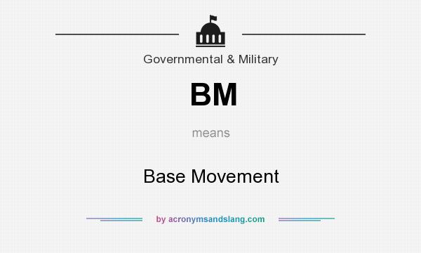 What does BM mean? It stands for Base Movement