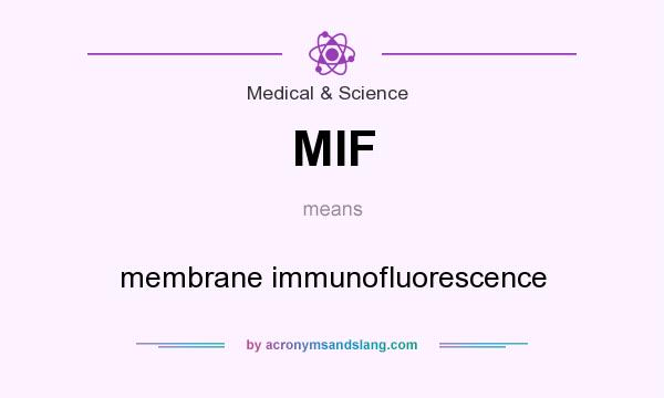 What does MIF mean? It stands for membrane immunofluorescence
