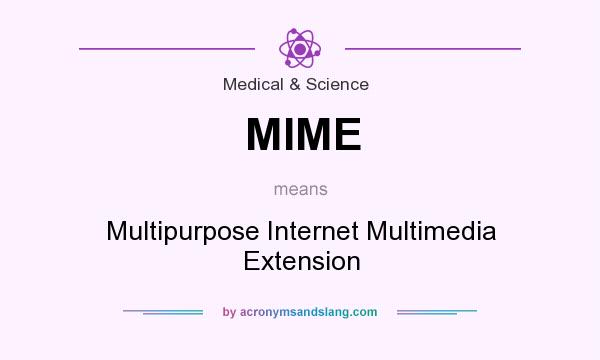 What does MIME mean? It stands for Multipurpose Internet Multimedia Extension
