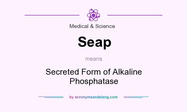 What does Seap mean? It stands for Secreted Form of Alkaline Phosphatase
