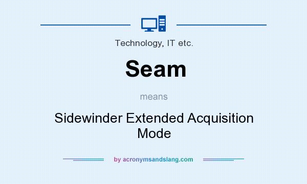 What does Seam mean? It stands for Sidewinder Extended Acquisition Mode