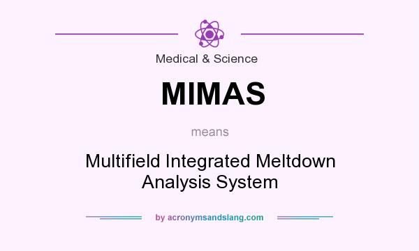 What does MIMAS mean? It stands for Multifield Integrated Meltdown Analysis System
