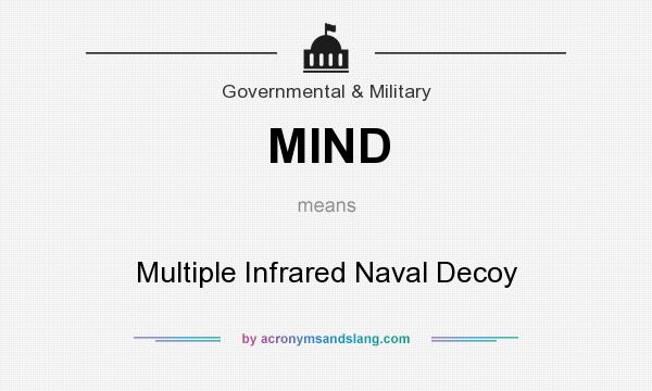 What does MIND mean? It stands for Multiple Infrared Naval Decoy