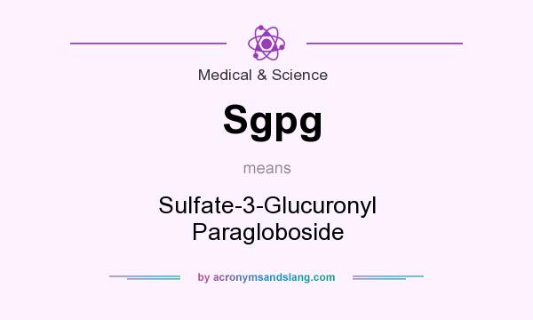 What does Sgpg mean? It stands for Sulfate-3-Glucuronyl Paragloboside