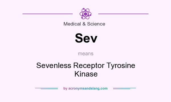 What does Sev mean? It stands for Sevenless Receptor Tyrosine Kinase