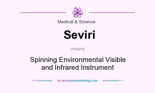 What does Seviri mean? It stands for Spinning Environmental Visible and Infrared Instrument