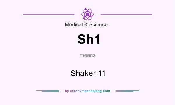 What does Sh1 mean? It stands for Shaker-11