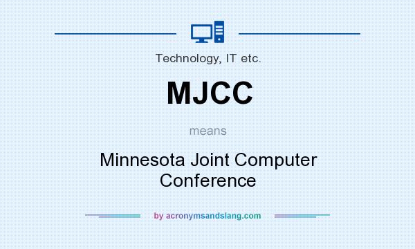 What does MJCC mean? It stands for Minnesota Joint Computer Conference