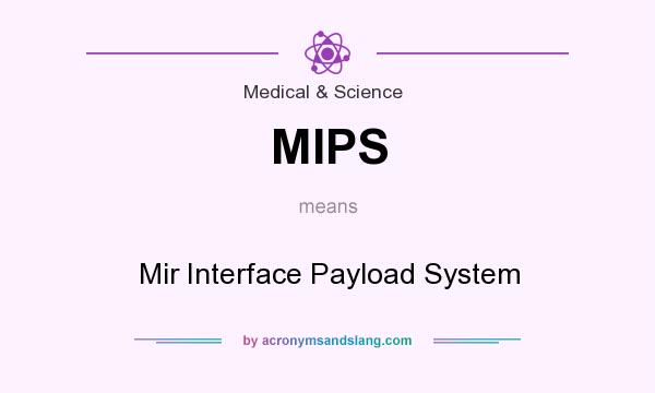 What does MIPS mean? It stands for Mir Interface Payload System