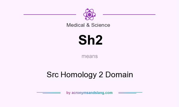 What does Sh2 mean? It stands for Src Homology 2 Domain