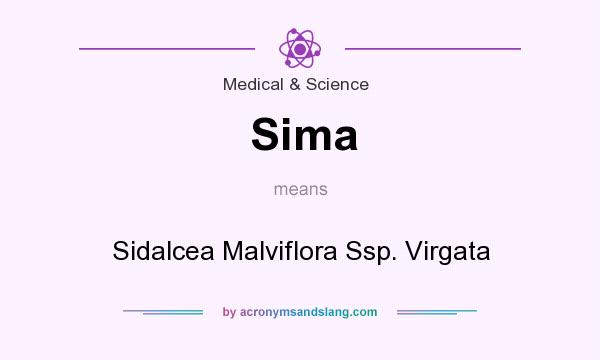 What does Sima mean? It stands for Sidalcea Malviflora Ssp. Virgata