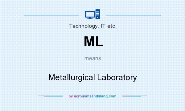 What does ML mean? It stands for Metallurgical Laboratory