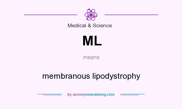 What does ML mean? It stands for membranous lipodystrophy