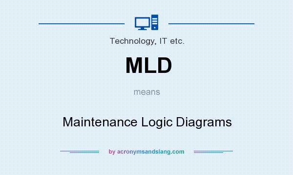 What does MLD mean? It stands for Maintenance Logic Diagrams