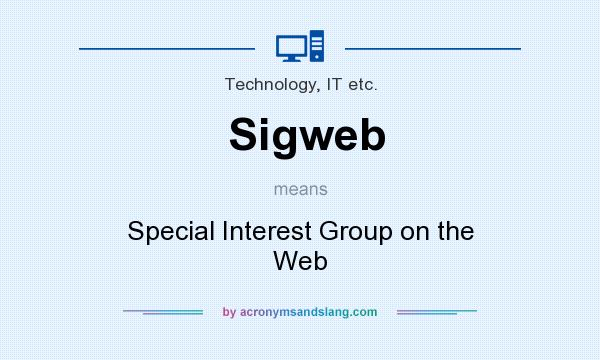What does Sigweb mean? It stands for Special Interest Group on the Web