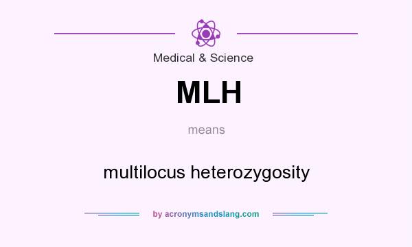 What does MLH mean? It stands for multilocus heterozygosity