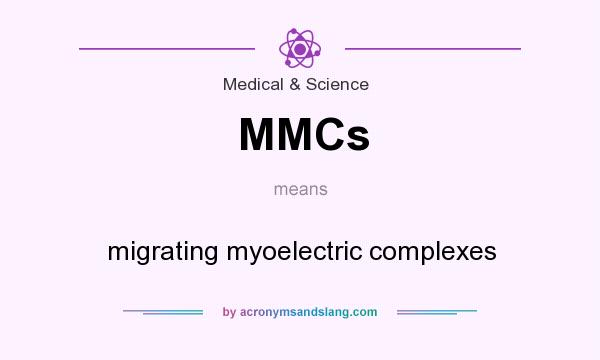 What does MMCs mean? It stands for migrating myoelectric complexes