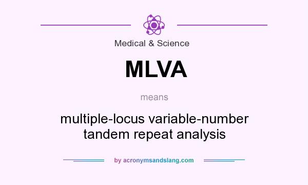 What does MLVA mean? It stands for multiple-locus variable-number tandem repeat analysis