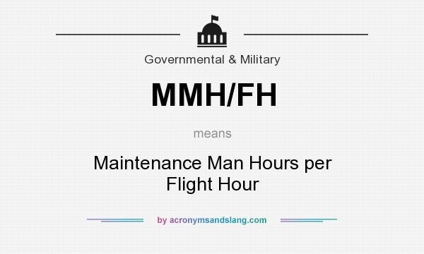 What does MMH/FH mean? It stands for Maintenance Man Hours per Flight Hour