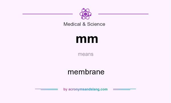 What does mm mean? It stands for membrane