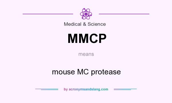What does MMCP mean? It stands for mouse MC protease