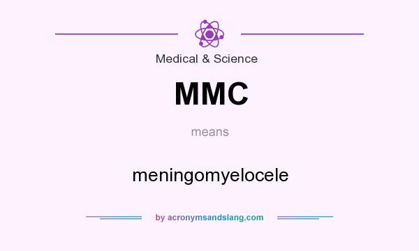 What does MMC mean? It stands for meningomyelocele